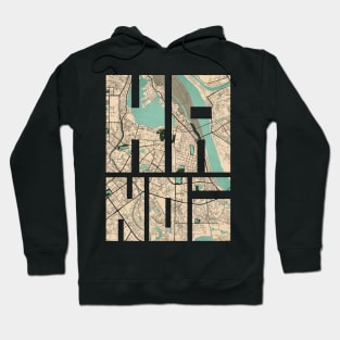 Hanoi, Vietnam City Map Typography - Vintage Hoodie